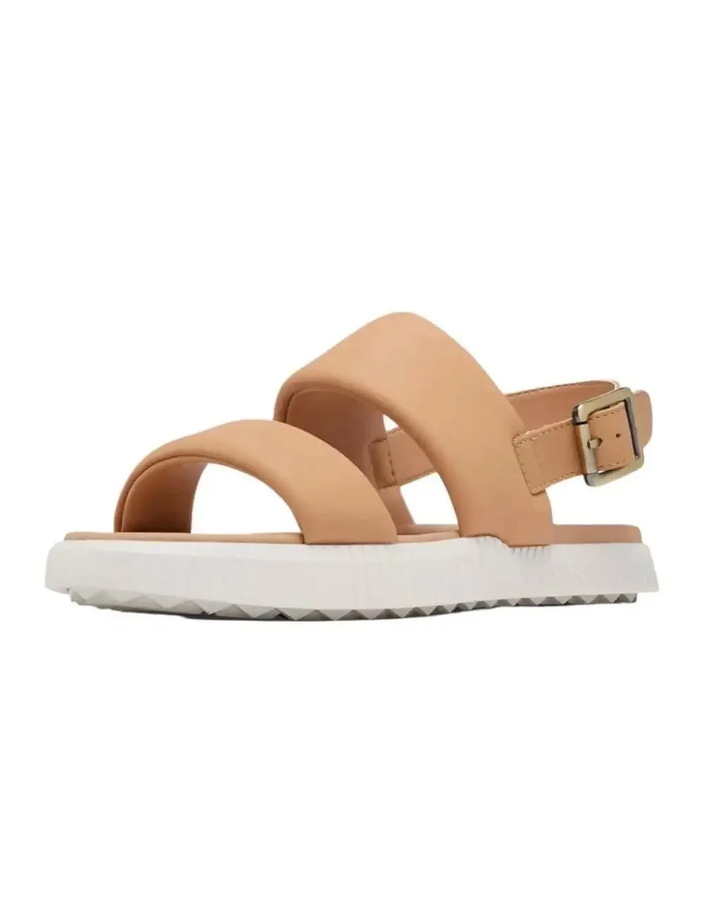 Sorel Women's Ona Streetworks Go-To Slingback Flat Sandal in Beige 8.5